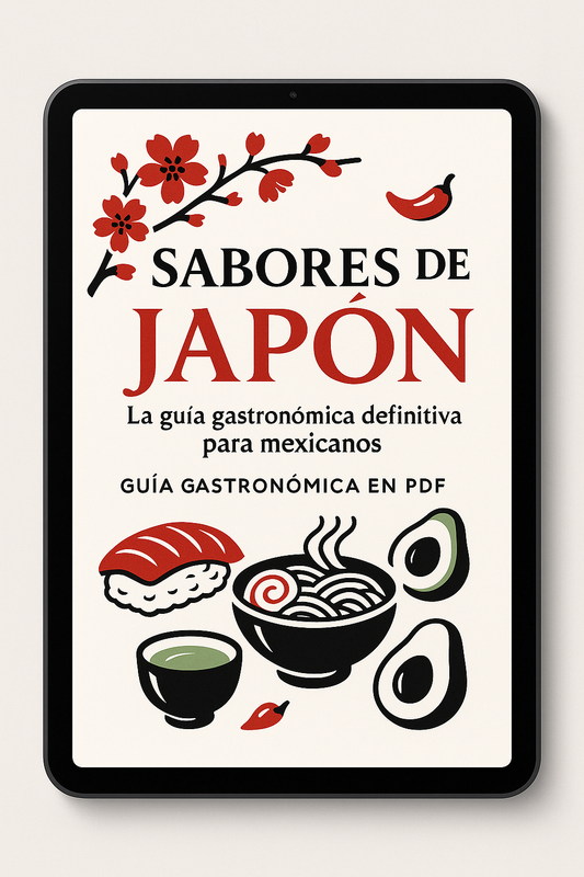 Guía de Comida Japonesa en PDF: Sabores de Japón para Mexicanos 🍣🍜