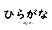 Hiragana escrito en japonés